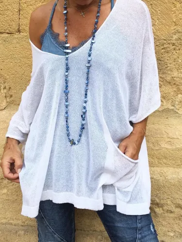 Women Casual Tops Tunic Blouse Shirt