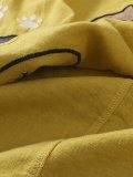 Women Casual Loose Embroidery Tops Tunic T Shirt
