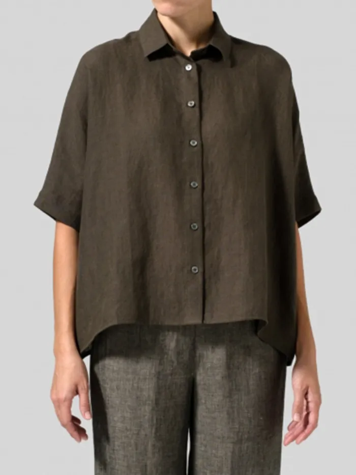 Women Casual Loose Tops Tunic Blouse Shirt