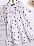 Women Casual Loose Tops Tunic Blouse Shirt