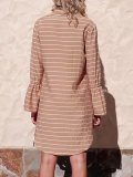 Casual Striped Blouses&Shirt