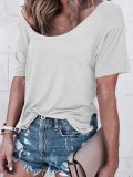 Women Summer Basic T Shirt Tops Tee