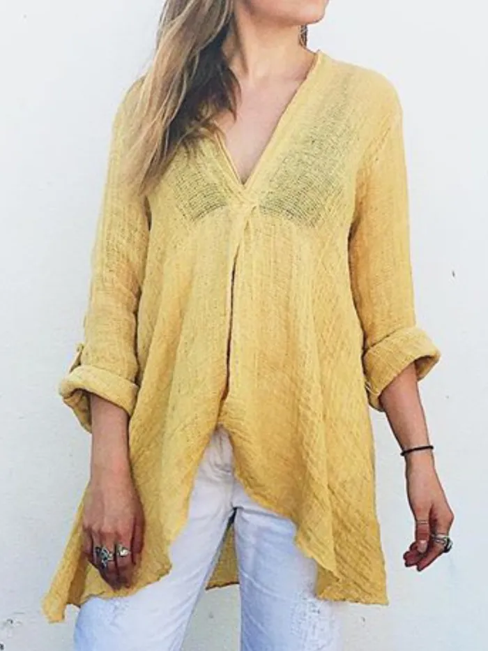 Women Casual Tops Tunic Blouse Shirt