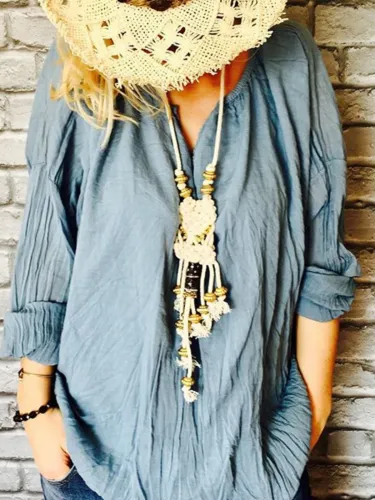 Women Casual Tops Tunic Blouse Shirt