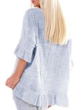 Women Half Sleeve Casual Solid Shirts & Tops