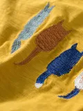 Sweet Short Sleeve Embroidered Shirts & Tops