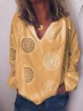 White Chiffon Long Sleeve Shirts & Tops