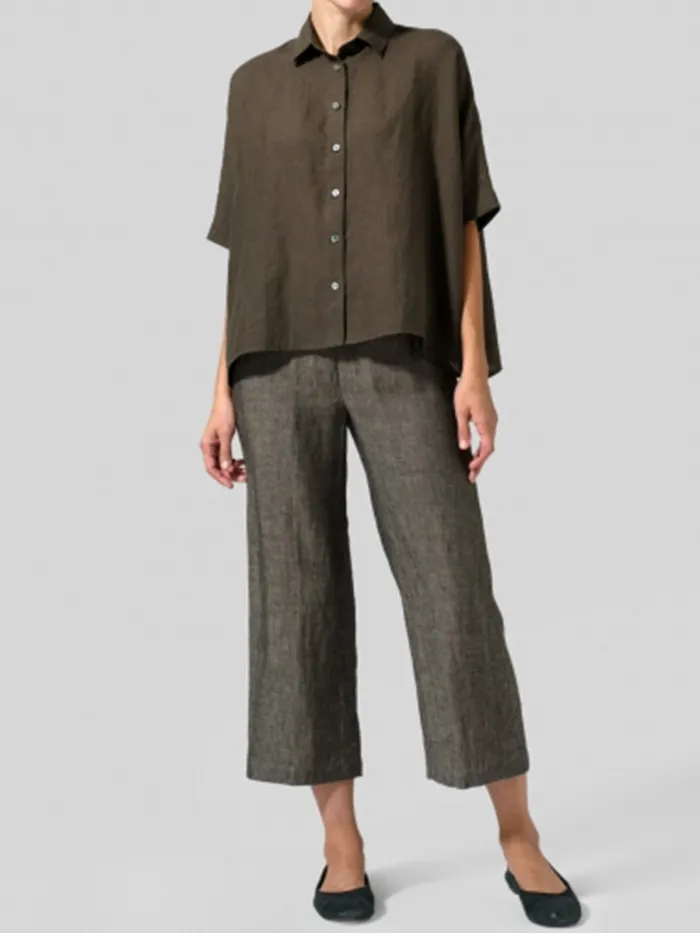 Women Casual Loose Tops Tunic Blouse Shirt