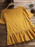 Buttoned Cotton-Blend Shirts & Tops