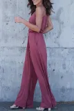 Sexy Spaghetti Strap Wide Leg Jumpsuit