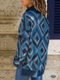 Geometric Printed Long Sleeve Shirt