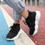 Elastic Cloth All Season Platform Sneaker