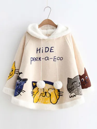 Light Pink Hoodie Outerwear