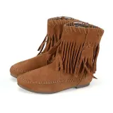 Women Tassel Booties  Casual Comfort Shoes