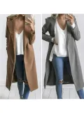 Shawl Collar Polyester Elegant Solid Blazer
