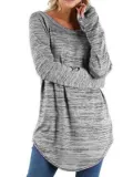 Round Neck Long Sleeve Top