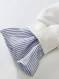Long Sleeve Ruffled H-line Hoodie