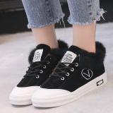 Daily Artificial Nubuck Flat Heel Flats Women Casual Fur Sneakers Athletic Shoes