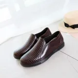 Comfy PVC Rain Shoes Slip-On Loafers