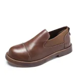 Women Casual Panel Summer Low Heel Oxfords Shoes