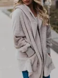 Long Sleeve Pockets Outerwear