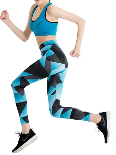 Geometric Casual Printed Leggings