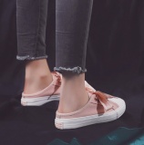 White Flat Heel Lace-up Daily Spring/Fall Loafers