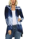 Floral Cotton V Neck Long Sleeve Printed Coat