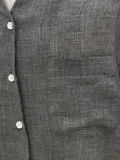 Casual Long Sleeve Loose Linen Blouse