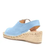 Women Arc Suede Espadrille Wedge Sandals
