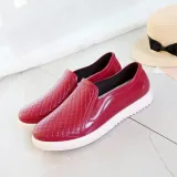 Comfy PVC Rain Shoes Slip-On Loafers