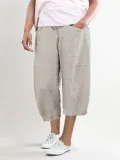 Summer Pockets Shift Casual Capri Pants
