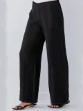 Solid Casual Pants
