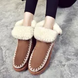 Women Snow Booties Casual Slip On Plus Size Warm Shoes