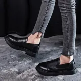 Women Casual Panel Summer Low Heel Oxfords Shoes