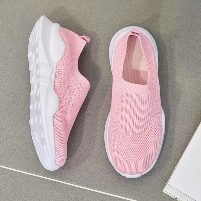 Women Athletic Sneakers Casual Slip On Breathable Shoes