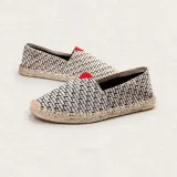 Women Canvas Loafers Casual Slip On Plus Size Flat Shoes