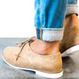 Womens Oxford Shoes Comfort Low Heel Lace-up Daily Loafers