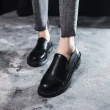 Women Casual Panel Summer Low Heel Oxfords Shoes