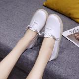 Brown Daily Spring/Fall Flat Heel PU Loafers