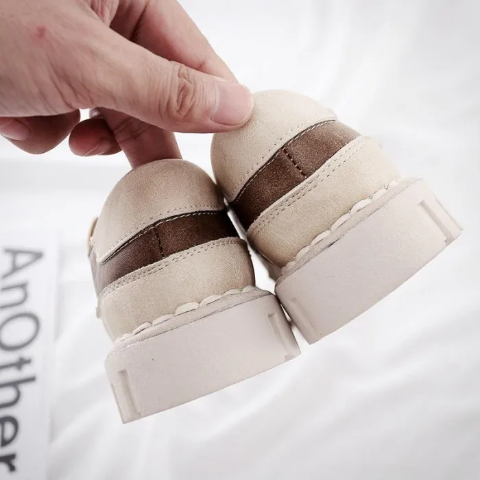 Women Spring/Fall Lace-up Daily PU Loafers