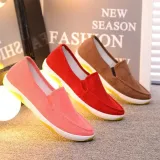 Women Corduroy Loafers Casual Comfort Slip On Shoes