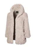 Women Faux Fur Fuzzy Fluffy Sherpa Coat Teddy Bear Coats With Hoodie