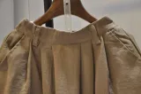 Coffee Summer Casual Solid Cotton Pants