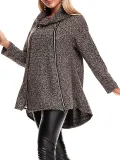 Casual Zipper Hoodies & Sweatshirt