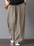 Casual Solid Loose Pants