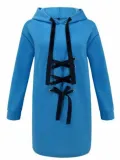 Solid Hoodie Lace Long Sleeve Vintage Hoodies