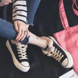 Women Athletic Faux Suede Lace-up Spring/Fall Flats Casual Winter Booties