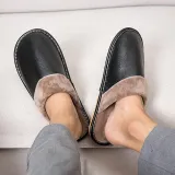 Women Snow Fur Warm Home Slippers Loafers Casual Shoes