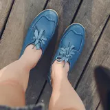 Women PU Loafers Casual Comfort Slip On Shoes